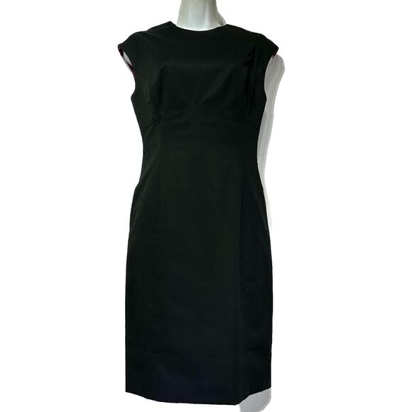 Ted baker London Black Sheath Dress Size 1 - Picture 2 of 13